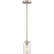 Moven 1 Light 5 inch Satin Nickel Mini-Pendant Ceiling Light
